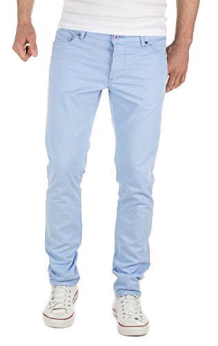 Yazubi Herren Chino Hose Simon Slim fit, Blau (Brunnera Blue 163922), W38/L34 von Yazubi