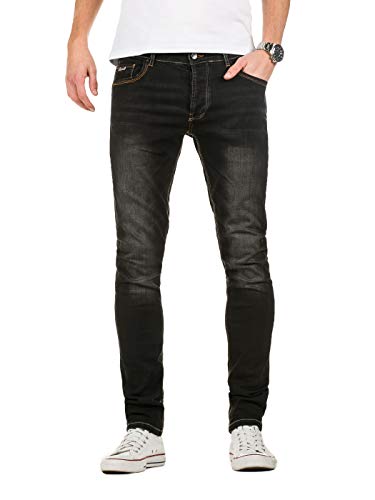 Yazubi Herren Jeans Jhin - Slim Fit Jeans, Schwarz (Black Stone 301), W31/L32 von Yazubi