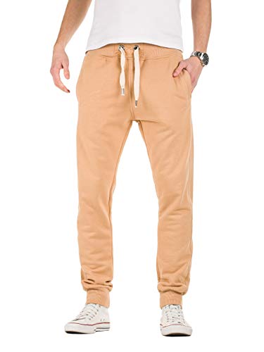 Yazubi Herren Jogginghose Edward - gelbe Jogginghosen Hose Sport Sweathose - Sweatpants Männer Trainingshosen Slim-Fit, Gelb (Indian Tan 171328), M von Yazubi