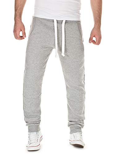 Yazubi Herren Jogginghose - Trainingshosen Ferris - H/W 2015 Star MOD 13026 D.G, Grey Melange, S von Yazubi