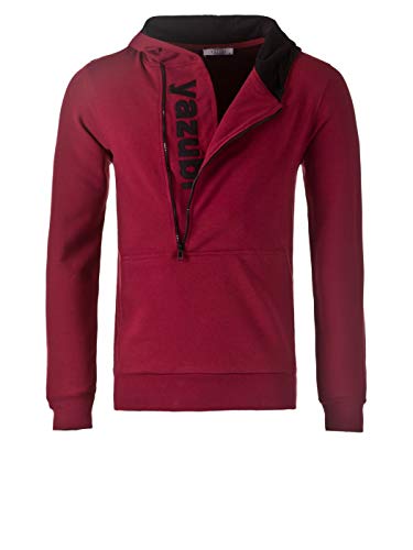 Yazubi Herren Kapuzenpullover Alex - Kapuzen Hoodie, Rot (Bordeaux), XXL von Yazubi