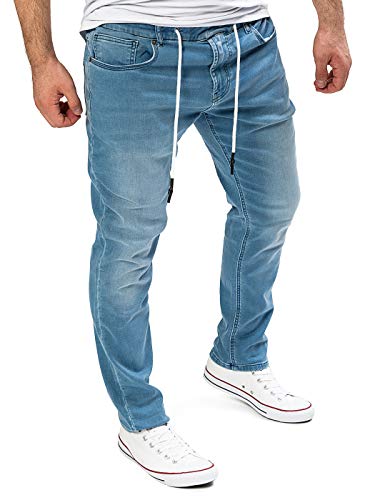 Yazubi Erik - Jeans Herren Jogginghose - Herrenjeans für Männer - Stretchjeans Hosen Slim Fit, Mittelblau (Estate Blue 194027), W29/L30 von Yazubi