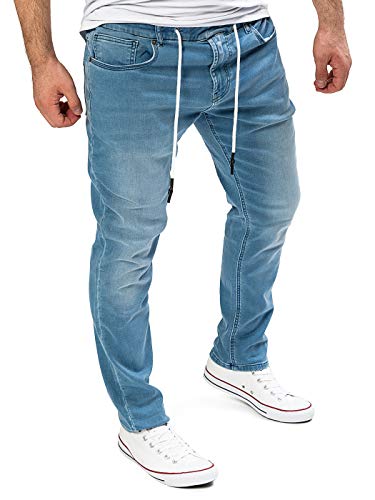 Yazubi Erik - Jeans Herren Jogginghose - Herrenjeans für Männer - Stretchjeans Hosen Slim Fit, Mittelblau (Estate Blue 194027), W32/L32 von Yazubi