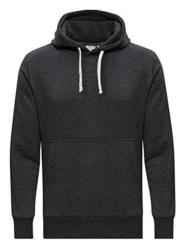 Yazubi Hooded Herren Grau Männer Hoodies Mit Kapuze Sweatshirt Pullover Sweater Grey Kapuzenhoodie Pulli Codex, (Phantom 194205), M von Yazubi