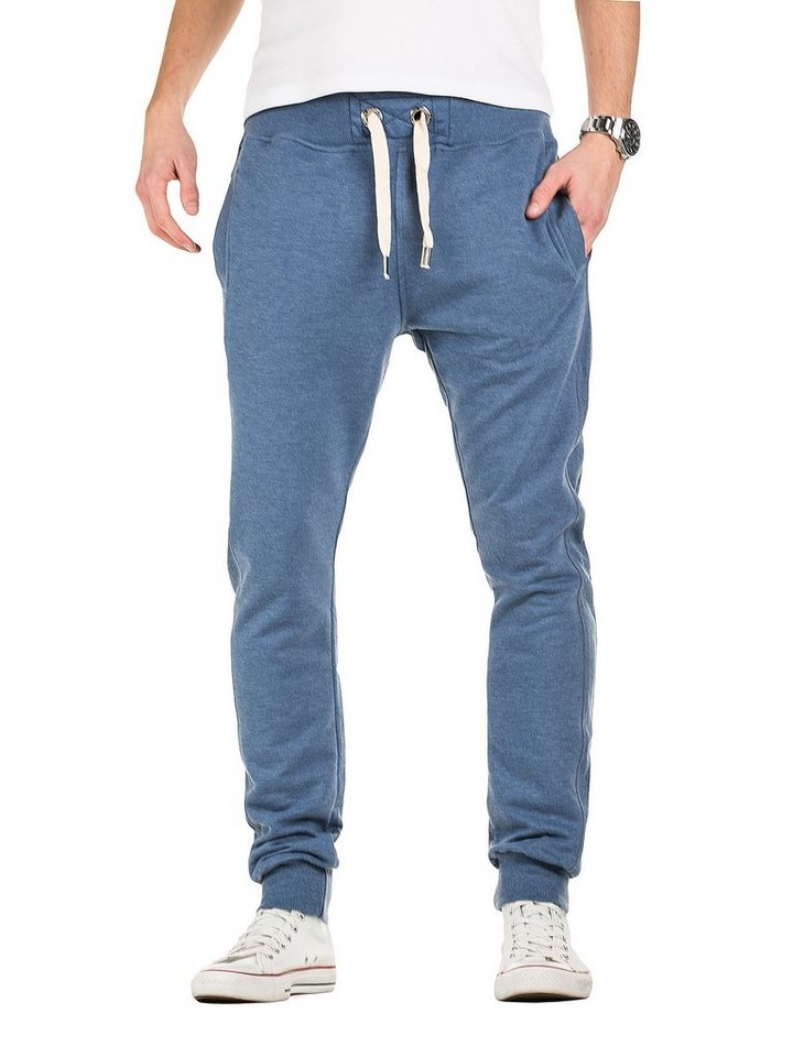 Yazubi Jogginghose Sweatpants Edward mit elastischem Bund mit Kordelzug in Unifarbe von Yazubi