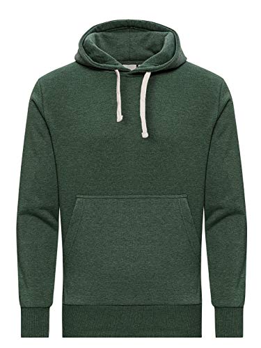 Yazubi Männer Hoody Übergrosser Hoodie Grün Kapuzenpullover Herren XXL Kapuzen Sweater Oversize Pulli Codex, Grün (Myrtle Green 186114) von Yazubi