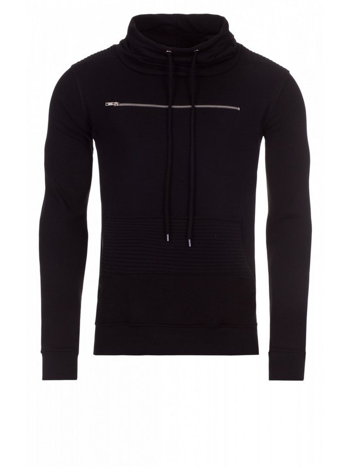 Yazubi Pullunder Sweat Hoodie Zipped Chest Pocket von Yazubi