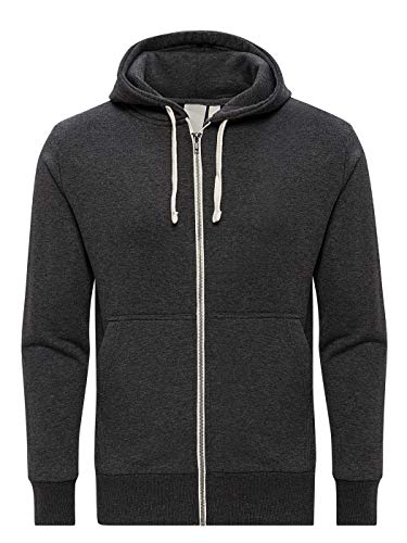 Yazubi Sweatjacke Herren Kapuzenjacke Helix, Grau (Phantom 194205), XXL von Yazubi