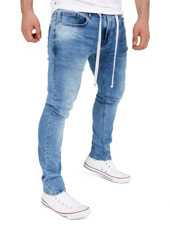 Yazubi Sweatjeans Jogginghose Herren Jogg in Jeans Steve Stretch Hose in Jogging Jeans Sweathosen Denim von Yazubi