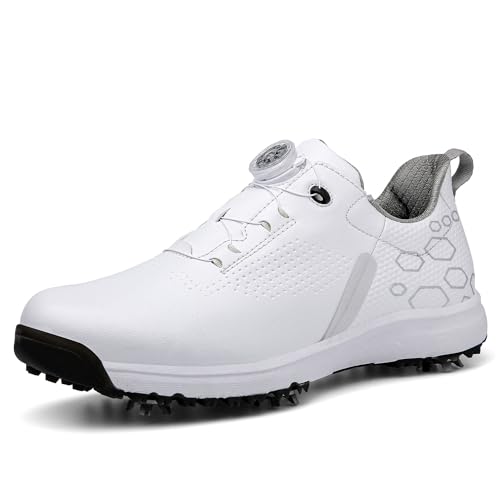 Ybberik Damen Golfschuhe mit Spikes, wasserdicht und leicht Golfschuhe für Damen von Ybberik