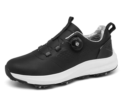 Ybberik Damen Golfschuhe mit Spikes, wasserdichte Golfschuhe für Damen von Ybberik