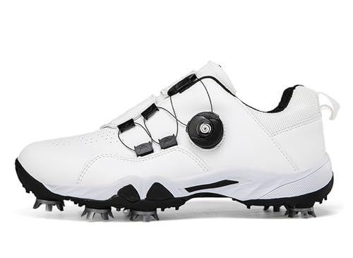 Ybberik Golfschuhe für Herren, wasserdichte und atmungsaktive Golfschuhe mit Spikes von Ybberik