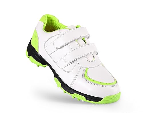 Ybberik Spikelose und wasserdichte Golfschuhe Mit Klettverschluss für Jungen und Mädchen, Kinder und Jugendliche von Ybberik