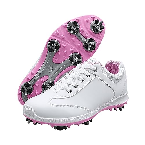 Ybberik rutschfeste, wasserdichte Damen-Golfschuhe Mit Spikes für Damen von Ybberik