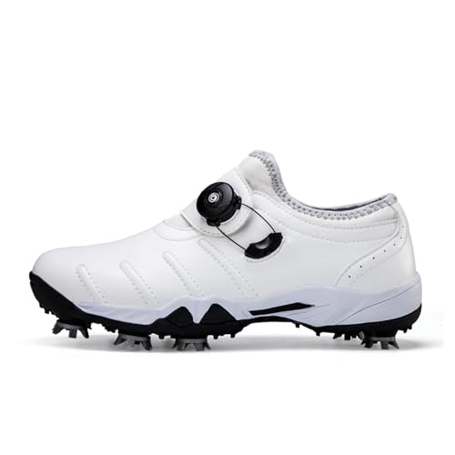 Ybberik wasserdichte Golfschuhe mit Spikes für Damen und Mädchen, leicht und rutschfest Golfschuhe für Damen von Ybberik