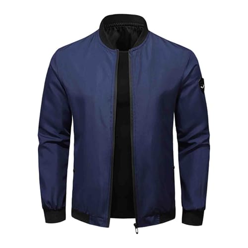 Ybing Herren Jacke mit Stehkragen Übergangsjacke Sommer Freizeit Sportjacke Bomberjacke Prime of Day von Ybing