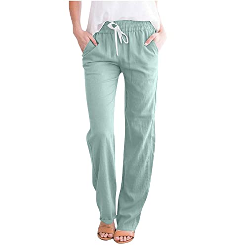 Hose Damen Sommer Casual Baumwolle Leinen Stoffhose Einfarbig Freizeithose Stretch Leicht Leinenhose Straight Leg Hose und Taschen Meine Bestellungen Anzeigen Hose Damen Sommer Casual Baumwolle Leinen Stoffhose Einfarbig Freizeithose Stretch Leicht Leinenhose Straight Leg Hose und Taschen Meine Bestellungen Anzeigen von Ybing