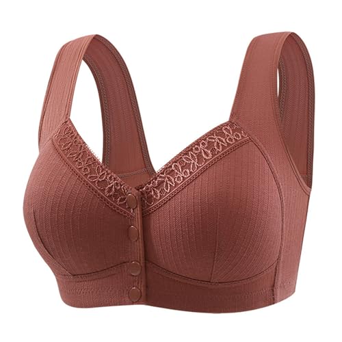 Ybing 2024 BHS Damen Ohne Bügel Push Up BH Set Frauen Grosse Grössen Klassische BH mit verstellbarem Weich Atmungsaktiver Bequem BHS Set Bustier für Alltag Fitness Outdoor Frühlingsangebote von Ybing