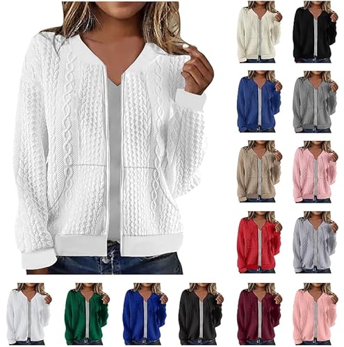 Ybing Bomberjacke Damen Kurze Blouson Jacke Leichte Sommerjacke Kurz Pilotenjacke Reißverschluss Blouson Jacke Dünne Übergangsjacke College Jacket Mädchen Fliegerjacke Damenjacke Warehouse Deal von Ybing