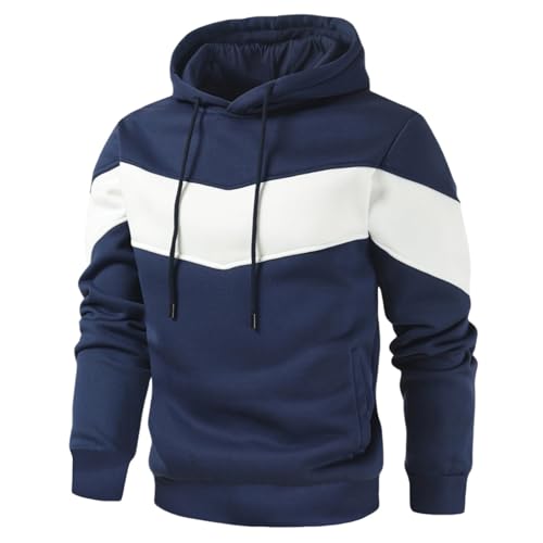 Ybing Herren Pullover Herren Patchwork Hoodie Langarm Kaputzenpullover Farbblock Sweatshirt mit Taschen Black Friday Angebote 2024 Ybing Herren Pullover Herren Patchwork Hoodie Langarm Kaputzenpullover Farbblock Sweatshirt mit Taschen Black Friday Angebote 2024 von Ybing