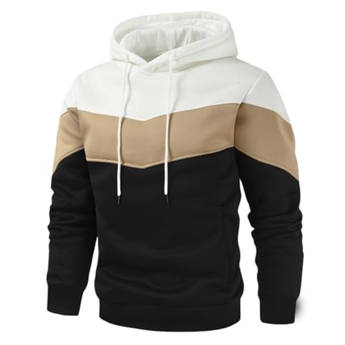 Ybing Herren Pullover Herren Patchwork Hoodie Langarm Kaputzenpullover Farbblock Sweatshirt mit Taschen Black Friday Angebote Ybing Herren Pullover Herren Patchwork Hoodie Langarm Kaputzenpullover Farbblock Sweatshirt mit Taschen Black Friday Angebote von Ybing