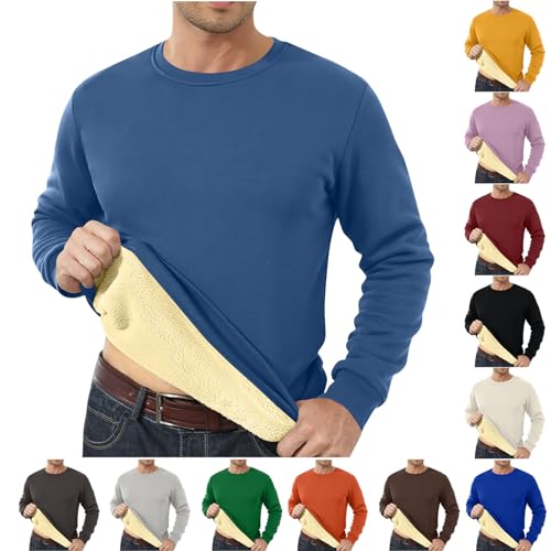 Ybing Herren Sweatshirt Winter Dickes Fleece Pullover Casual Rundhals Gefüttert Sweater Warm Langarm Pulli Winterpullover Warehouse Deal Ybing Herren Sweatshirt Winter Dickes Fleece Pullover Casual Rundhals Gefüttert Sweater Warm Langarm Pulli Winterpullover Warehouse Deal von Ybing