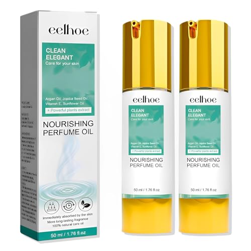 2 Stück Pflegendes Parfümöl,Perfume Oil mit Pflegender Ölkomplex,Clean Parfümöl Damen,Pflegendes Parfümöle für Damen 2 Stück Pflegendes Parfümöl,Perfume Oil mit Pflegender Ölkomplex,Clean Parfümöl Damen,Pflegendes Parfümöle für Damen von Ycaaeo
