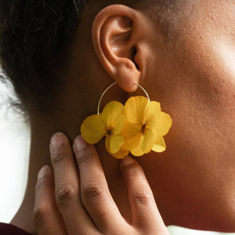 Marie Safrangelbe Creolen von YcotteFR