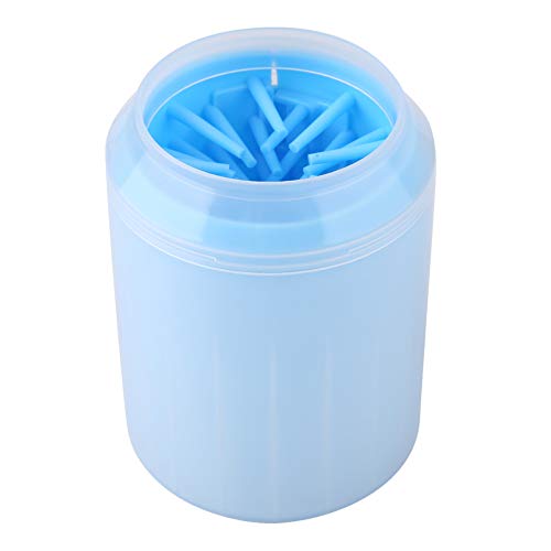 Hundefußbecher-Werkzeug, Haustierpfotenbecher, Haustier-B-Becher, Abnehmbarer Haustierbecher für Hundepfoten (BLUE) von Yctze