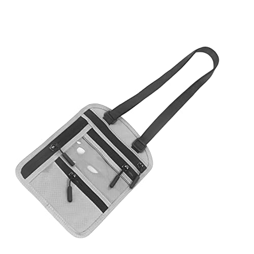 Leichtes Reise-Geldbörse, Reisepasshülle, Multifunktionales, Blockierendes STK-Beutel für Busin T Study. Leicht und le (hellgrau) von Yctze