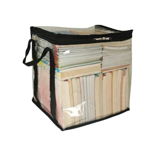 Ar Studyls Aufbewahrungstasche, Aufbewahrungstasche für Bücher, PVC, groß, für Mehrzweckzwecke oder für Bücher, Dokumente (Große Größe 26 Zoll) von Yctze