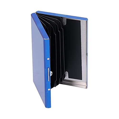 Yctze Weniger Steel Walletoren und Damen – Bankkartenetui – Businessr – Kartenetui – Diebstahl-Brieftaschenetui – oder Bankkarten-Visitenkarte (Kartenhalter aus Edelstahl für 6 Karten, von Yctze