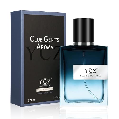 Ycz CLUB GENT'S AROMA, 1.7oz(50ml), Man Perfume, Nightclub Essential Fragrance, Long Lasting Cologne for Men with Aromatic Woody Notes of Aldehyde, Ginger, Mint, and Lemon von Ycz