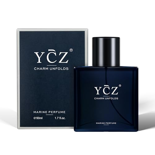 Ycz Charm Unfolds Ocean-Parfüm für Herren, 50 ml, lang anhaltendes Herrenparfum, orientalische Holznoten, rustikaler und eleganter Duft – für besondere Anlässe und ein für Männer von Ycz