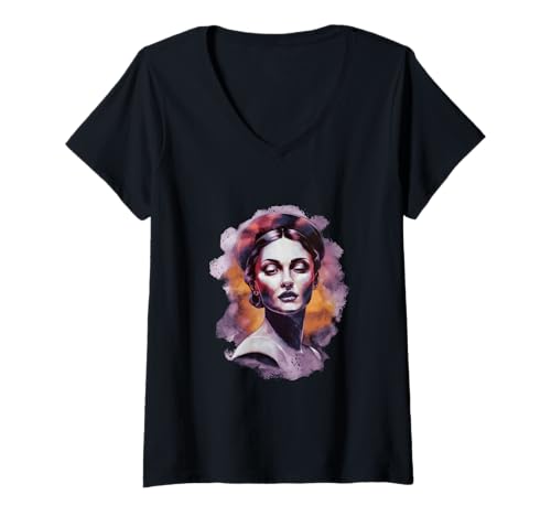 Damen Inspirierende schöne Frau T-Shirt mit V-Ausschnitt Damen Inspirierende schöne Frau T-Shirt mit V-Ausschnitt von !!!Yeah Frau Designz