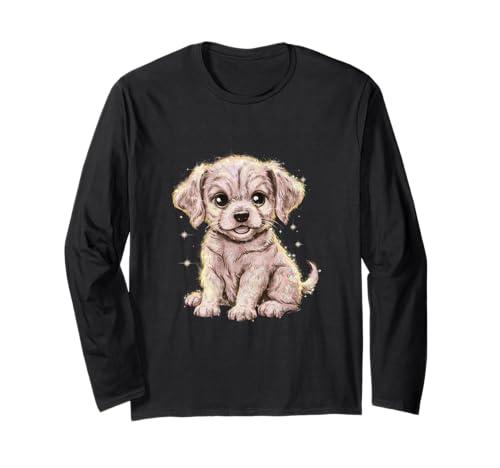 Süßer Hund für Kinder und Erwachsene Langarmshirt von !!!Yeah Hunde Designz