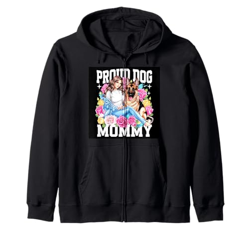 Stolze Hunde Mama Kapuzenjacke Stolze Hunde Mama Kapuzenjacke von !!!Yeah Hunde Mama Designz
