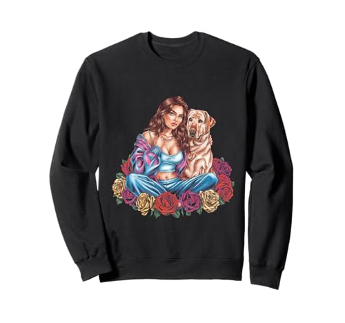 Stolze Labrador Mama Sweatshirt von !!!Yeah Labrador Designz