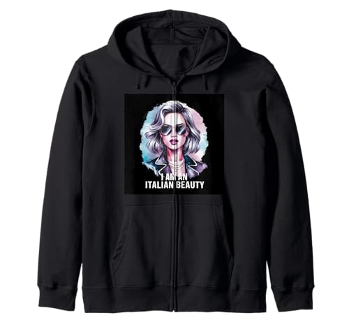 Stolze Italienerin mit Spruch für italienische Frauen Kapuzenjacke von !!!Yeah Stolz Designz