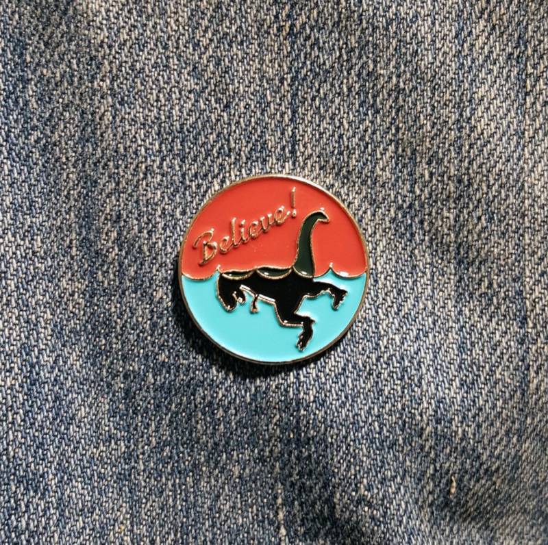 Believe - Loch Ness Rex Emaille Pin von YeahandYeah
