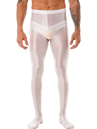 Yeahdor Herren Nylon Strumpfhose Ouvert Leggings Feinstrumpfhose Offen Schritt Mesh Hose Stretch Tights Pants Nachtwäsche A Weiß XL Yeahdor Herren Nylon Strumpfhose Ouvert Leggings Feinstrumpfhose Offen Schritt Mesh Hose Stretch Tights Pants Nachtwäsche A Weiß XL von Yeahdor