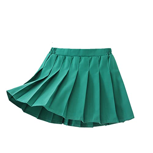 Yealoo Faltenrock Mädchen für Schuluniformen mit Innen-Shorts A Linie Plissierter Skater Röcke von Yealoo