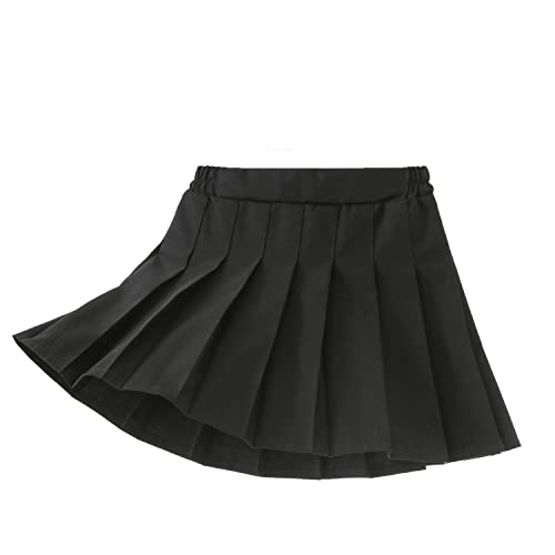 Yealoo Faltenrock Mädchen für Schuluniformen mit Innen-Shorts A Linie Plissierter Skater Röcke von Yealoo