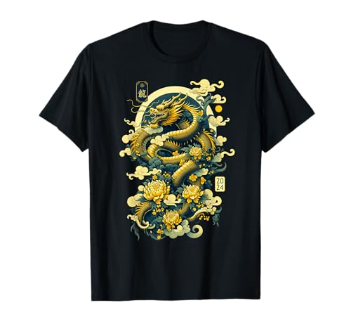 Year Of The Dragon 2024 Cool Dragon Graphic Art Herren Damen T-Shirt Year Of The Dragon 2024 Cool Dragon Graphic Art Herren Damen T-Shirt von Year Of The Dragon Graphic Present