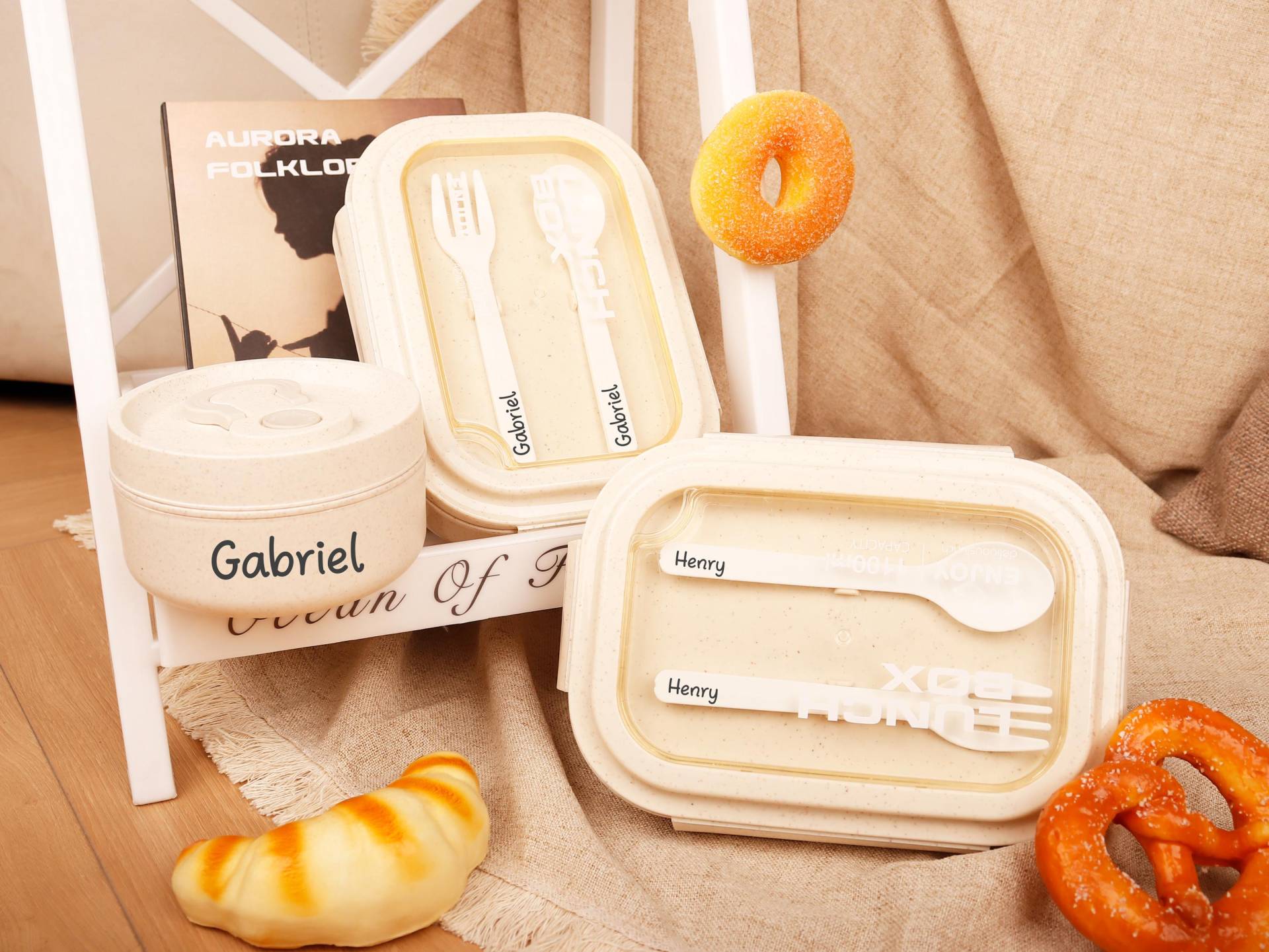 Personalisierte Brotdose Für Kinder, Mit Deckel, Namen Essensaufbewahrung Snackbox Die Schule Personalisierte Brotdose Für Kinder, Mit Deckel, Namen Essensaufbewahrung Snackbox Die Schule von YearsExile