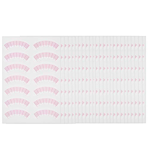 Yechiry 175 Paare Lash -Mapping -Aufkleber, Tipps Zur PVR Materie mit Wimpernverlängerung Augenpositionierung mit PVR Material, Lash Mapping Chartbuch für Anfänger von Yechiry