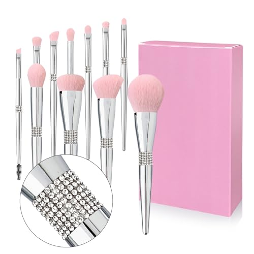 Yechiry Tragbarer Make -up -Bürstenset 11pcs, Synthetische Faserbürsten für Pulver/Lidschatten/Fundament Reisefreundlichkeit Yechiry Tragbarer Make -up -Bürstenset 11pcs, Synthetische Faserbürsten für Pulver/Lidschatten/Fundament Reisefreundlichkeit von Yechiry