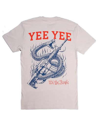 Yee Yee Apparel We The People T-Shirt - Herren Graphic Tees und Kurzarm Shirts mit Vorder- und Rückseite Design, Wir die Menschen, L Yee Yee Apparel We The People T-Shirt - Herren Graphic Tees und Kurzarm Shirts mit Vorder- und Rückseite Design, Wir die Menschen, L von Yee Yee