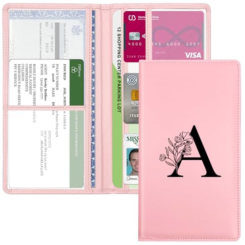 YeeCASE Auto Zulassung und Versicherungshalter, Auto Dokumentenhalter mit Magnetverschluss, Rosa mit Buchstaben Wallet Case Auto Fahrzeug Auto Zubehör für Damen und Herren YeeCASE Auto Zulassung und Versicherungshalter, Auto Dokumentenhalter mit Magnetverschluss, Rosa mit Buchstaben Wallet Case Auto Fahrzeug Auto Zubehör für Damen und Herren von YeeCASE