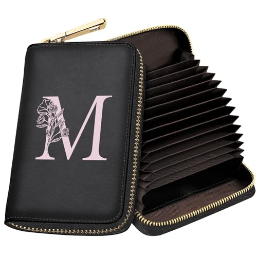 YeeCASE Geldbörse mit Reißverschluss, Kreditkartenetui, kleines Akkordeon-Kartenetui, RFID-blockierende Brieftasche, Brief-Visitenkartenetuis, M von YeeCASE
